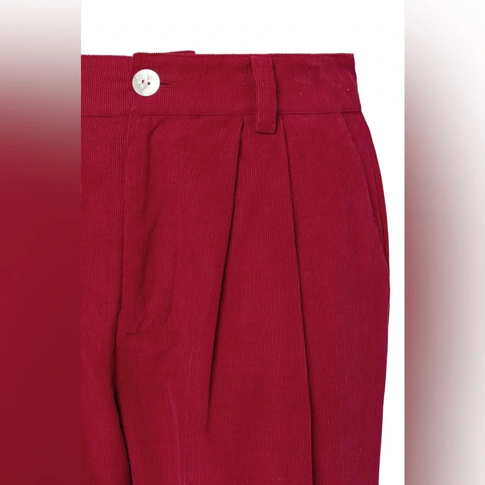 NWT Alix of Bohemia Eliot Ruby Corduroy Pant